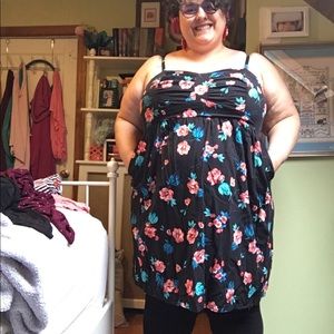 Torrid Bow Front Challis Dress - Size 4